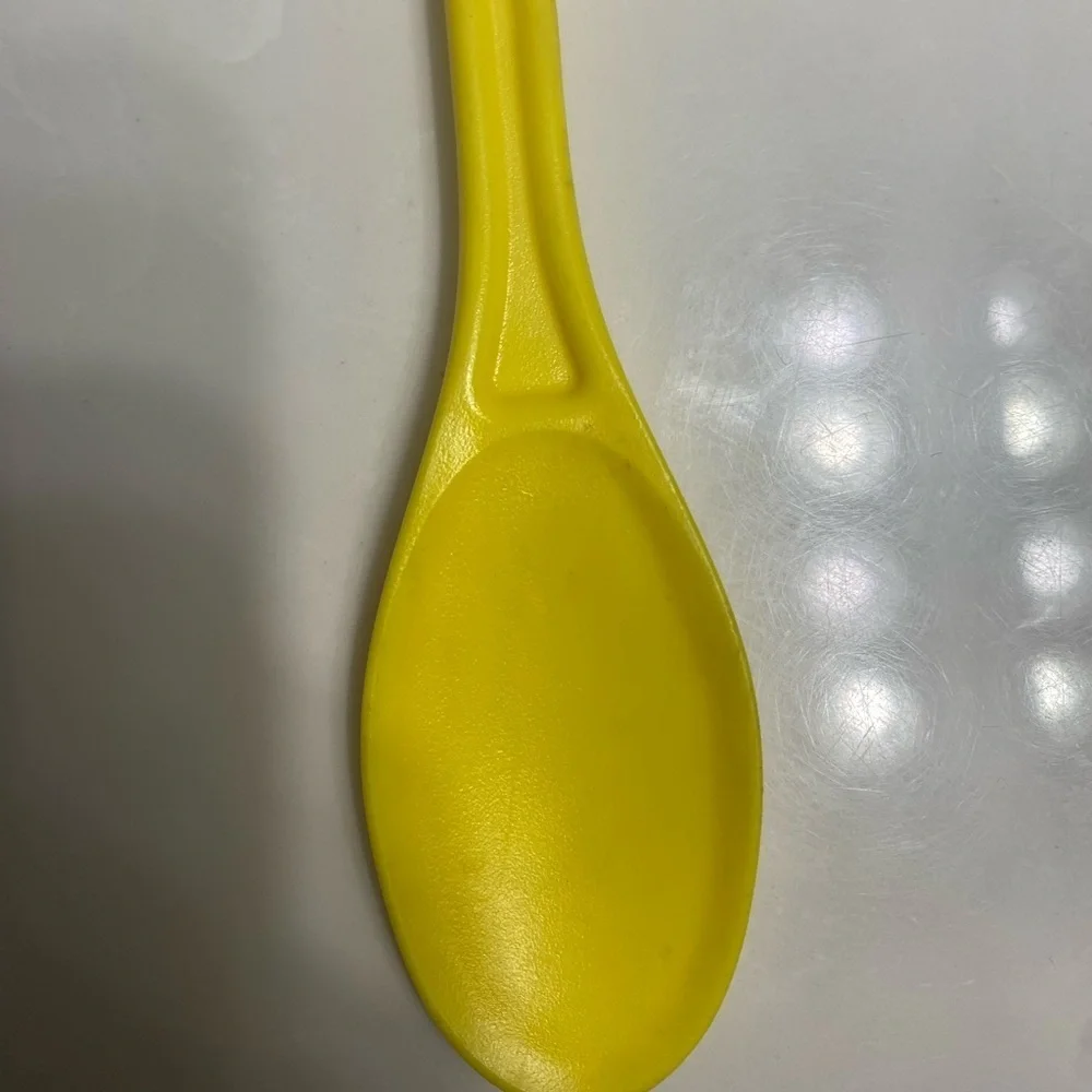 Vintage Disney Mickey Mouse Christmas Yellow Souvenir 9” Collectible Spoon